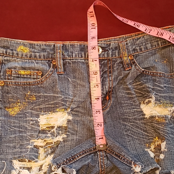 Bongo brand custom distressed cutoffs juniors size 9 - Picture 10 of 11